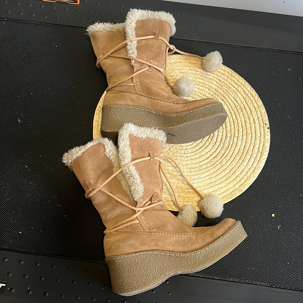Spring Platform  Outdoor Winter Snow Ankle Boot Size 37 - Picture 11 of 14